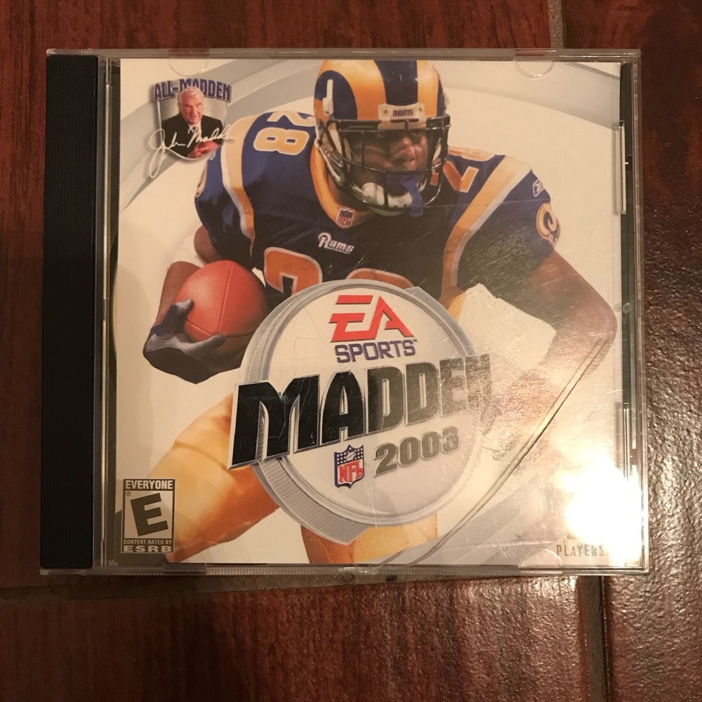 EA SPORTS Madden 2003 Video Game - Blue & Gold Cover